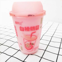 鹿茶记白桃奶昔440ml