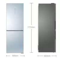海尔(Haier)冰箱BCD-346WSCLU1 双门冰箱 全空间保鲜 智能杀菌 一级能效