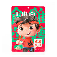 王小卤虎皮鸡爪量贩装椒麻味210g