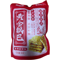 美吉果180g黄金锅巴(蟹香蛋黄味)-红色装