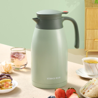 康巴赫小红点家用保温壶1.5L 灰豆绿