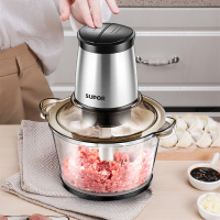 (正品保障,全国联保)苏泊尔(SUPOR)绞肉机 JR05-300家用绞馅机加厚玻璃杯双档电动多功能辅食料理机切菜搅拌机