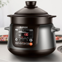 苏泊尔(SUPOR)电炖锅电炖盅 煲汤锅 耐高温中华炽陶内胆 炖汤养生煮粥锅 精控快速5L/升容量 TG50YC5