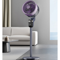 艾美特(AIRMATE)空气循环扇落地扇滤网净化空气升级款FA18-SRD177 [AI语音控制+香薰驱蚊]紫色