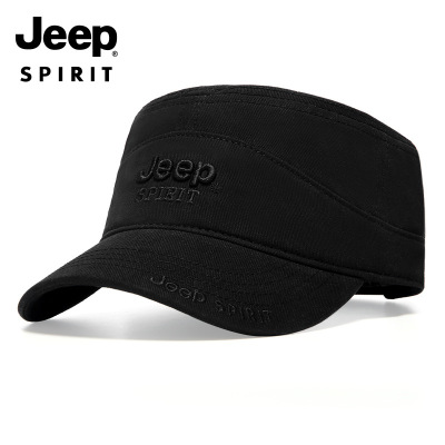 JEEP SPIRIT吉普帽子男四季可穿戴休闲平顶帽