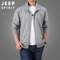 JEEP SPIRIT春秋卫衣男运动开衫外套吉普新款青年百搭宽松休闲衣