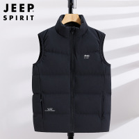 JEEP SPIRIT吉普冬季新款马甲男轻薄款背心羽绒服保暖运动外套