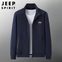JEEP SPIRIT吉普秋装卫衣男舒适运动休闲开衫卫衣帅气上衣