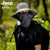 JEEP SPIRIT吉普正品帽子男大帽檐遮阳帽户外休闲帽