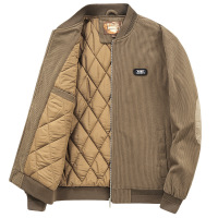 JPDUN灯芯绒棉衣男冬季运动夹克吉普盾复古短款工装休闲大码棉外套潮款