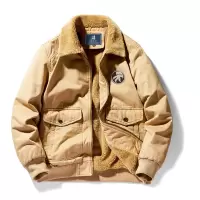 JPDUN吉普盾新款棉衣男青年加绒加厚宽松大码休闲棉服棉袄外套