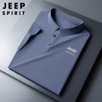 JEEP SPIRIT吉普JEEP SPIRIT无痕压胶 polo衫男商务短袖休闲翻领休闲男装