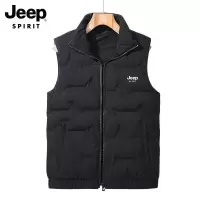 JEEP SPIRIT吉普男士羽绒马夹男秋冬保暖户外上衣新款男装背心休闲男外套