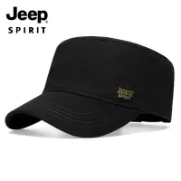 JEEP SPIRIT吉普帽子四季可戴男士平顶帽休闲户外男士帽子A0370