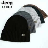JEEP SPIRIT吉普秋冬新款正品时尚针织帽保暖加厚毛线帽子