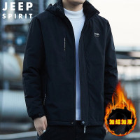 JEEP SPIRIT吉普男士夹克秋冬款男士加厚外套潮流休闲夹克