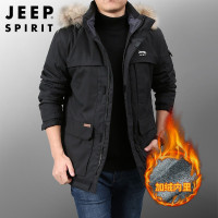 JEEP SPIRIT吉普男士外套男夹克秋冬季加绒加厚夹克男士外套