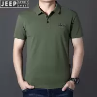 JEEP SPIRIT夏季新款体恤短袖polo衫男休闲商务T恤