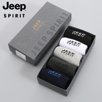 JEEP SPIRIT吉普正品男士中筒袜 5双混合装