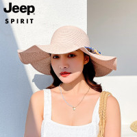 JEEP SPIRIT吉普正品帽子女士编织帽夏季遮阳帽