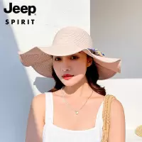 JEEP SPIRIT吉普正品帽子女士编织帽夏季遮阳帽