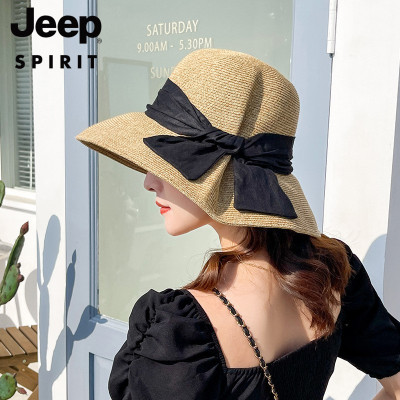 JEEP SPIRIT吉普正品帽子女士编织帽遮阳帽
