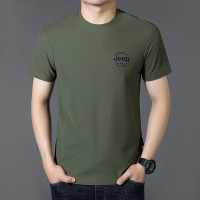 JEEP SPIRIT吉普新款短袖T恤男宽松大码薄款圆领半袖打底衫