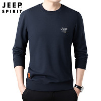 JEEPspirit/吉普卫衣棉质长袖T恤透气宽松休闲男秋装新款男士