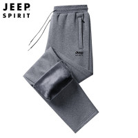 JEEP SPIRIT吉普冬季加绒裤男宽松加厚休闲裤男士秋冬束脚长裤