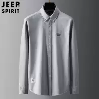 JEEP SPIRIT吉普男装时尚长袖衬衫打底衫商务休闲长袖衬衣上衣