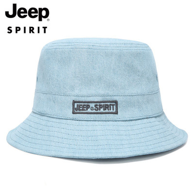 JEEP SPIRIT吉普女士牛仔渔夫帽遮阳帽女