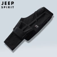 JEEP SPIRIT吉普秋冬款男士摇粒绒时尚潮流休闲长裤卫裤男