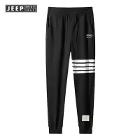 JEEP SPIRIT新款男士休闲裤弹力直筒中腰大码男裤休闲长裤