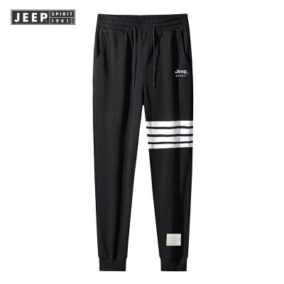 JEEP SPIRIT新款男士休闲裤弹力直筒中腰大码男裤休闲长裤