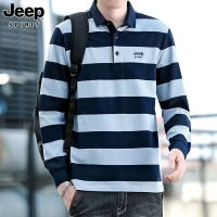 JEEP SPIRIT 新款男士时尚上衣潮流长袖T恤休闲POLO衫