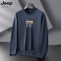 JEEP SPIRIT男士圆领卫衣印花时尚潮流休闲长袖打底衫