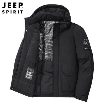 JEEPspirit吉普冬季男士石墨烯棉衣加厚保暖棉服大码男装外套