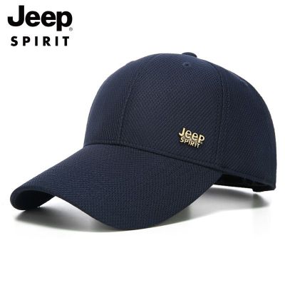 JEEP/吉普 加长帽檐棒球帽子 春夏透气鸭舌帽 遮太阳帽