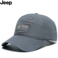 JEEP 吉普 遮阳帽子男士棒球帽户外鸭舌帽薄款透气女帽CA
