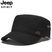 JEEP SPIRIT吉普速干平顶军帽子 微弹面料鸭舌帽子CA