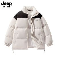 JEEP SPIRIT棉服男士新款冬季加厚宽松面包服女立领棉衣潮牌情侣冬装