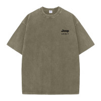 JEEP SPIRIT短袖T恤男新款圆领宽松大码打底衫男士半袖汗衫