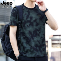 夏季JEEP SPIRIT 新款男士短袖潮流时尚T恤刺绣休闲上衣2576