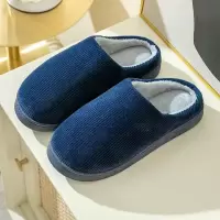 冬季时尚棉拖鞋加绒保暖