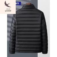 轻薄羽绒服男轻薄款羽绒服男短款2022冬季新款休闲立领男装鸭绒保暖外套