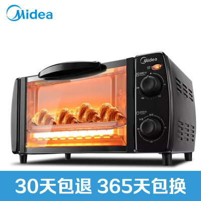 美的(Midea)电烤箱T1-108B家用多功能烘焙10升迷你小烘焙饼干蛋糕 T1-108B