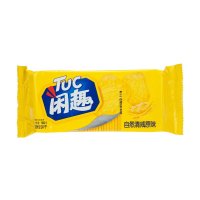 闲趣 韧性饼干(自然清咸原味)90g/袋