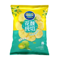 达利可比克花颜纯切薯片绿茶青梅味65g