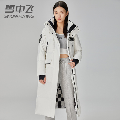 雪中飞派克羽绒服女中长款过膝秋冬新款特厚超厚极寒外套