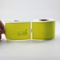 LENHANG/联翰 LHRA50mmX80mm-150-YL 数字化标签 (计价单位:盒) 黄色